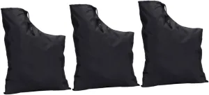 Totority 1Pc Capacity Leaf Blower Vacuum Bag Durable Storage for Efficient Garden Cleanup Design for Disposal Black
