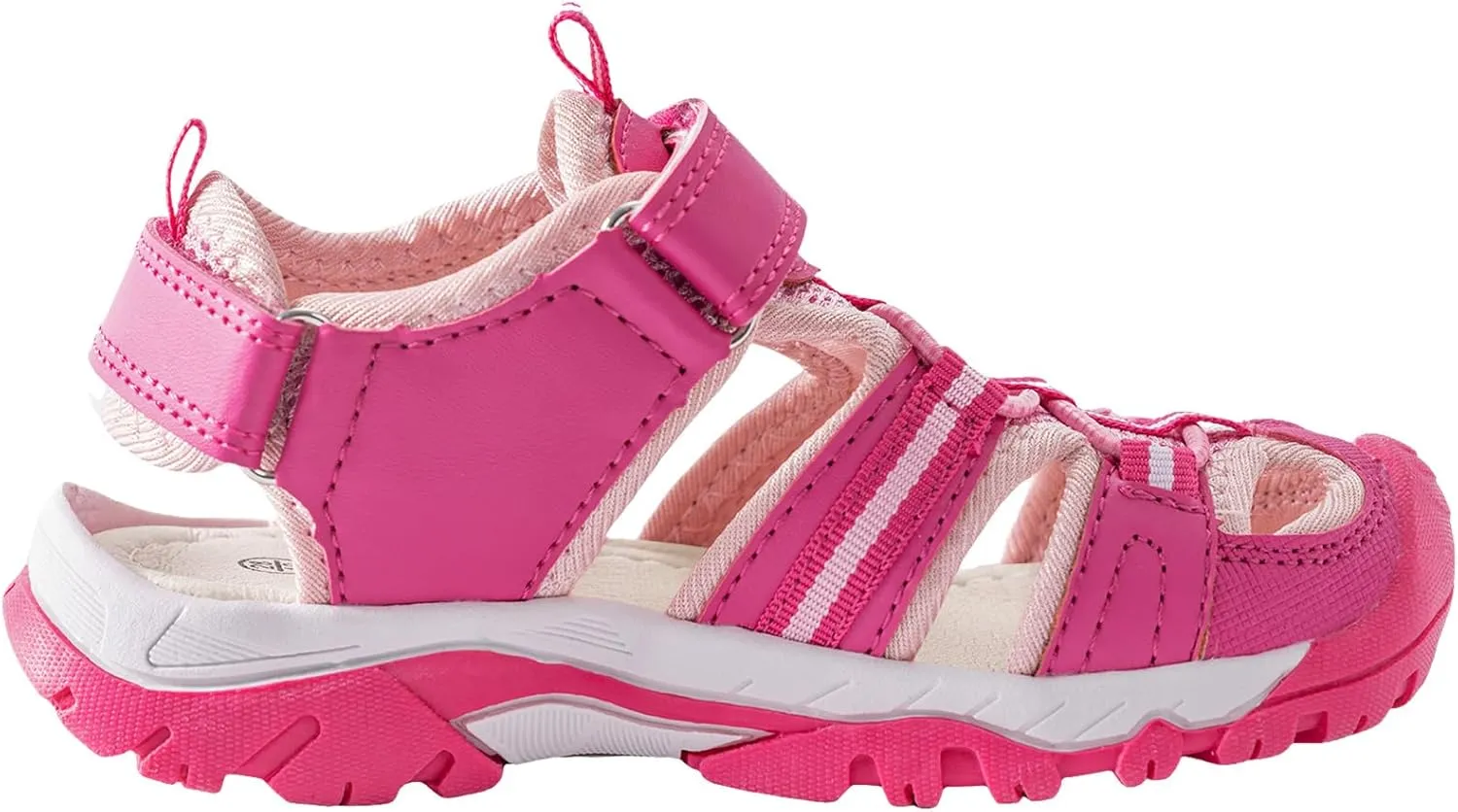 TZJS Girls Boys Sandals Kids Closed Toe Outdoor Hiking Sandal Lightweight Athletic Adjustable Straps Summer Shoes for Toddler/Little Kid