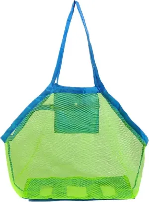 Ultra Large Mesh Beach Bag Tote, Beach Toys Organizer Storage Bags, Toys & Shell Bag Stay Away from Sand the Beach