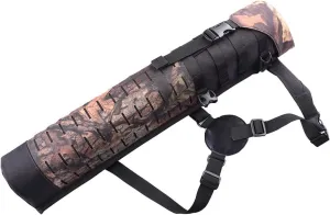 UNISTRENGH Multifunctional Tactical Arrow Quiver Single Shoulder Bag Hanging Belt Storage Cylinder Arrow Pot
