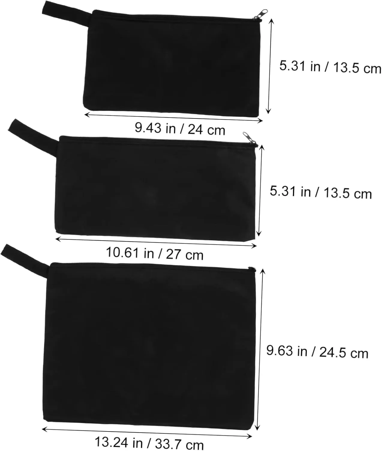 UPKOCH Sets Practical Zipper Tool Pouch Tool Handbag for Electrician Carpenter Pcs