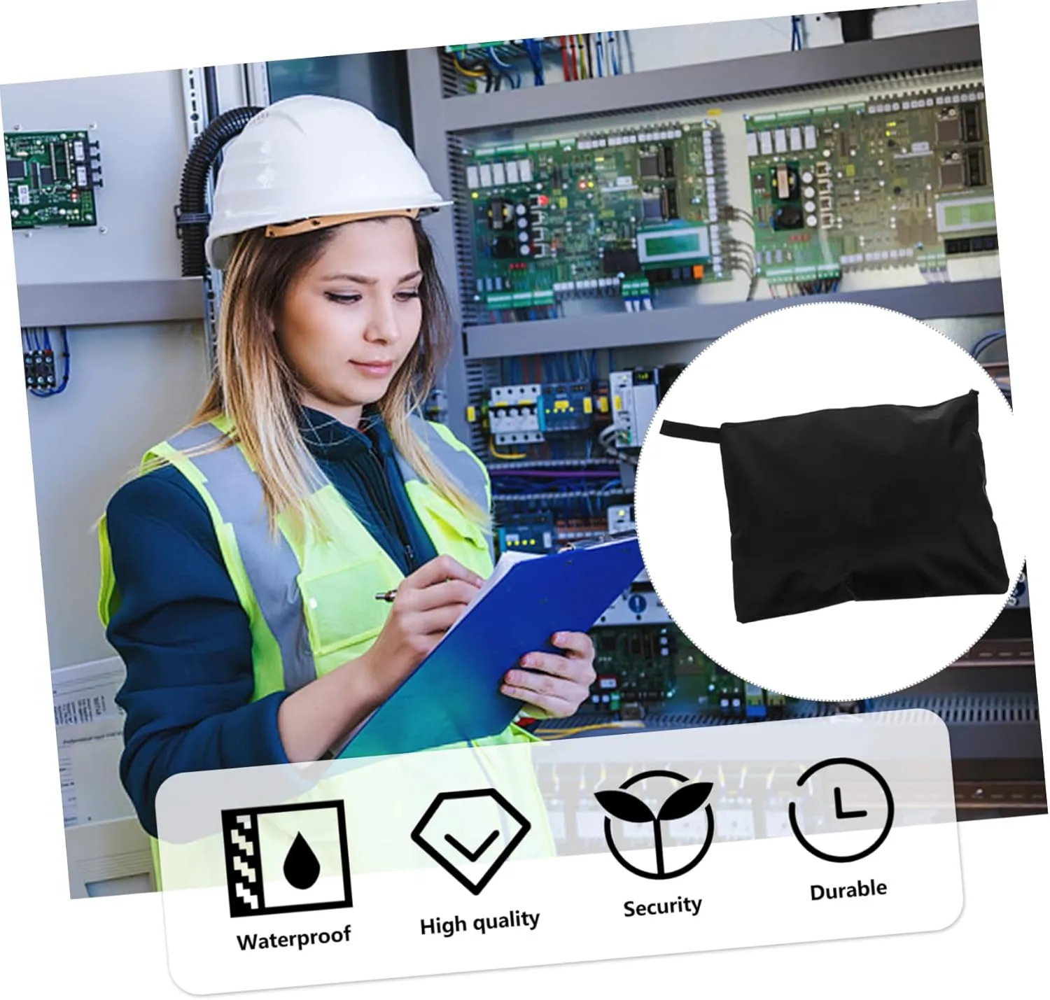 UPKOCH Sets Practical Zipper Tool Pouch Tool Handbag for Electrician Carpenter Pcs