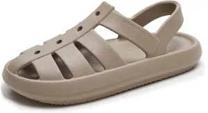 utune Sandals For Women,Casual Open Toe Cloud Slide Sandals Soft Thick Sole Non-Slip Indoor Outdoor Summer Sandal