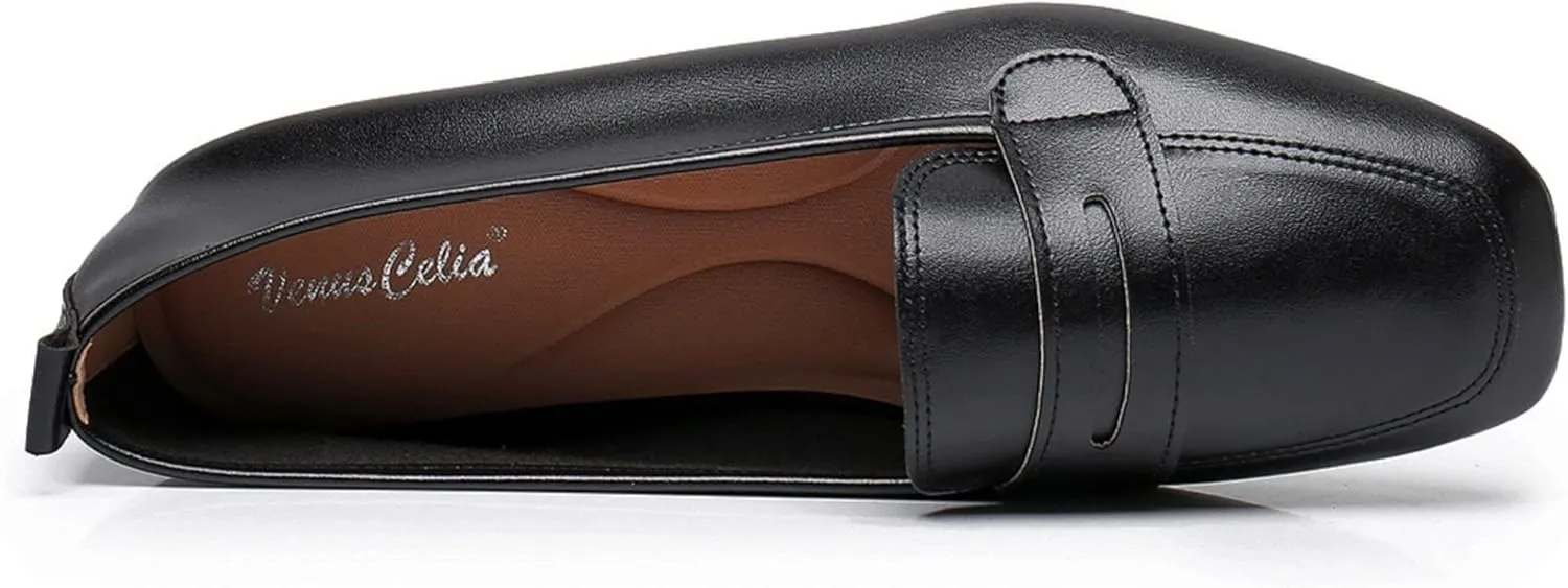 VenusCelia Women's CloseFitting Flat Shoe