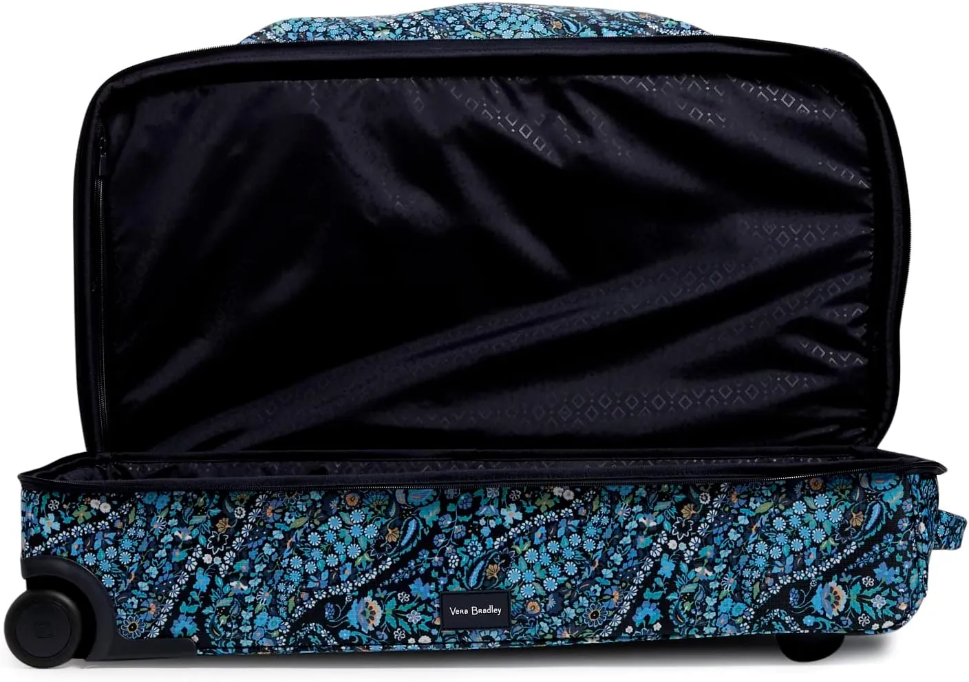 Vera Bradley Women's Recycled Ripstop XL Foldable Rolling Duffel Travel Bag, Dreamer Paisley, One Size
