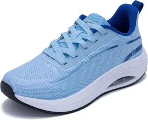 Women Arch Support Walking Shoes,Orthotic Non Slip Air Sneakers Comfort Working Shoes for Foot Pain Relief