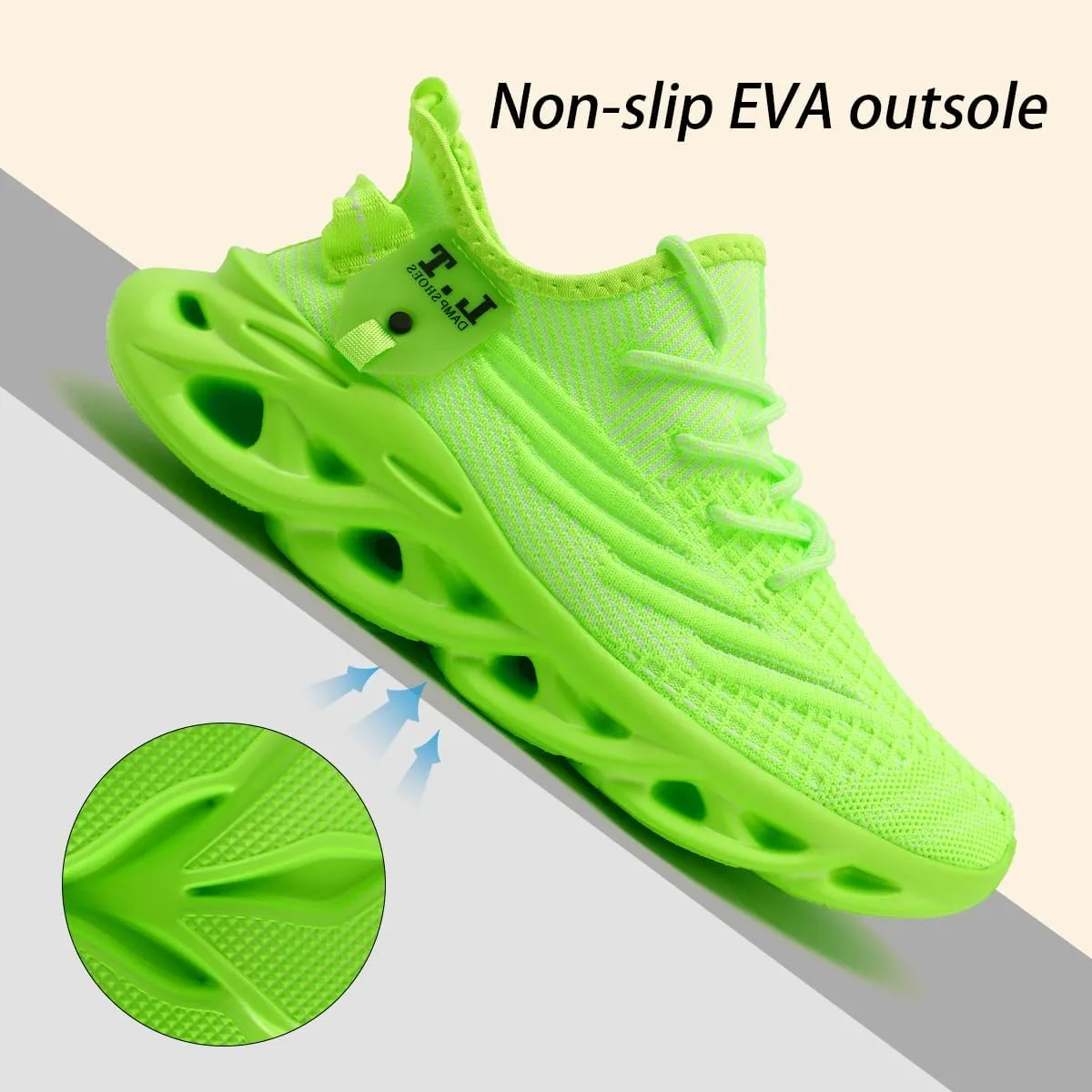 Women Running Shoes Walking Training Sneakers Sport Gym Fitness Tennis Shoes Non Slip Fashion Comfortable Lightweight Shoe for Casual Jogging Mesh Breathable Sneaker
