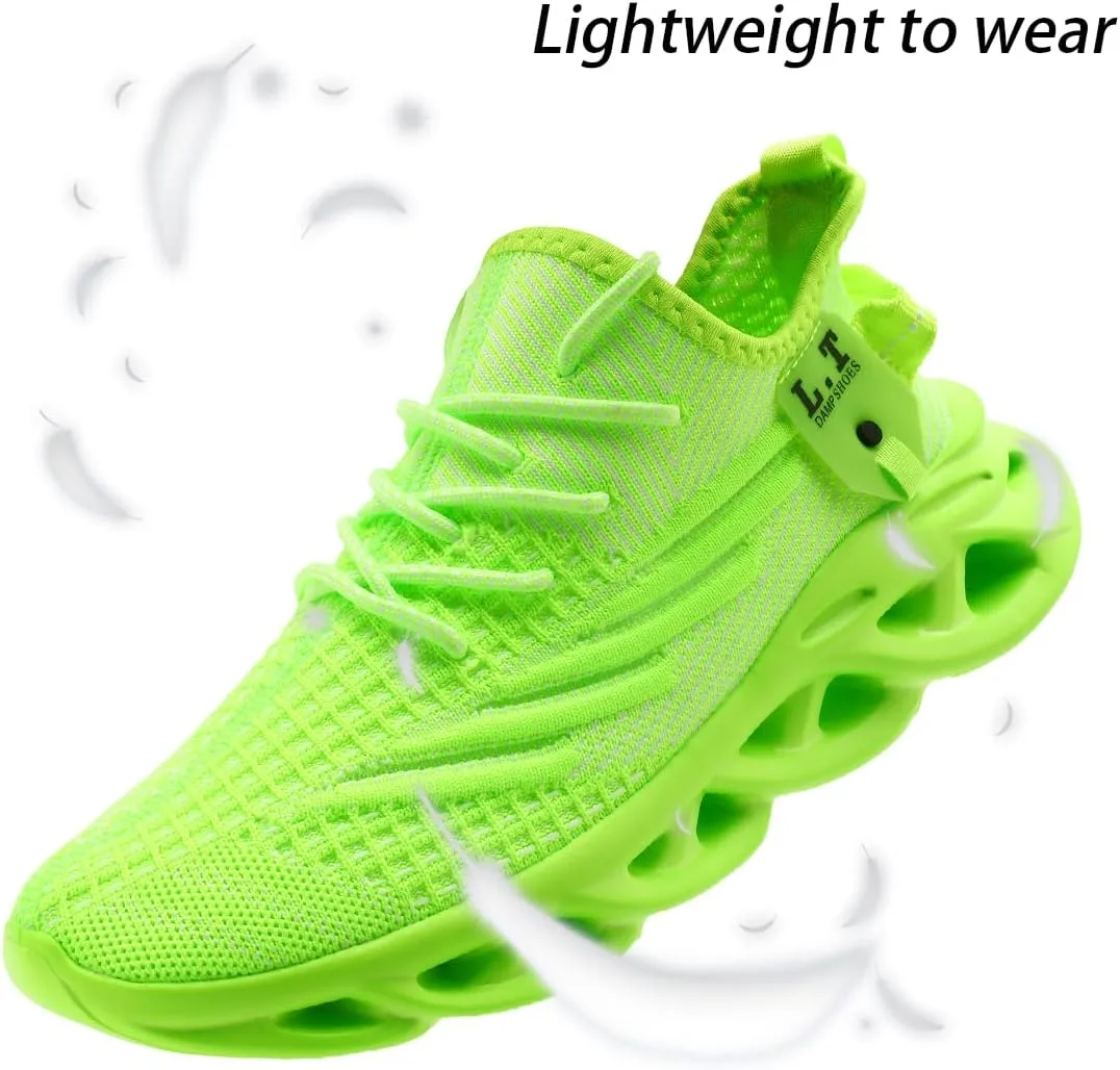 Women Running Shoes Walking Training Sneakers Sport Gym Fitness Tennis Shoes Non Slip Fashion Comfortable Lightweight Shoe for Casual Jogging Mesh Breathable Sneaker