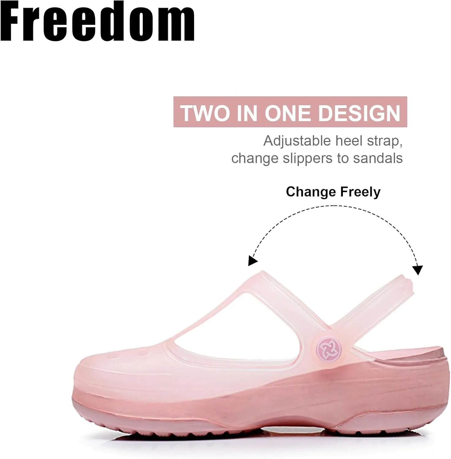 Women's Garden Clogs, Non Slip Platform Mules and Clogs Jelly Hole Shoes