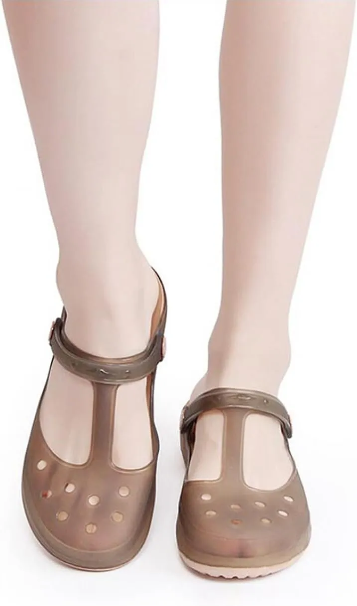 Women's Garden Clogs, Non Slip Platform Mules and Clogs Jelly Hole Shoes