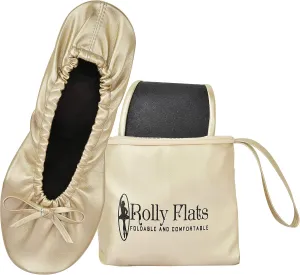 Women's Portable Foldable Ballet Flats Shoes Roll Up Slippers for Travel